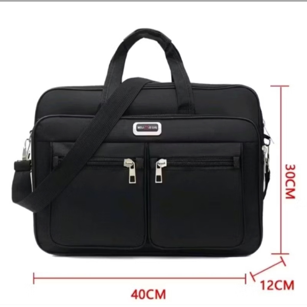 Pasta Executiva Notebook 15" impermeável • Bolsa de trabalho Reforçada • Nylon