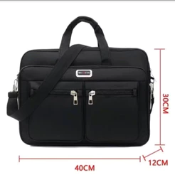 Pasta Executiva Notebook 15" impermeável • Bolsa de trabalho Reforçada • Nylon