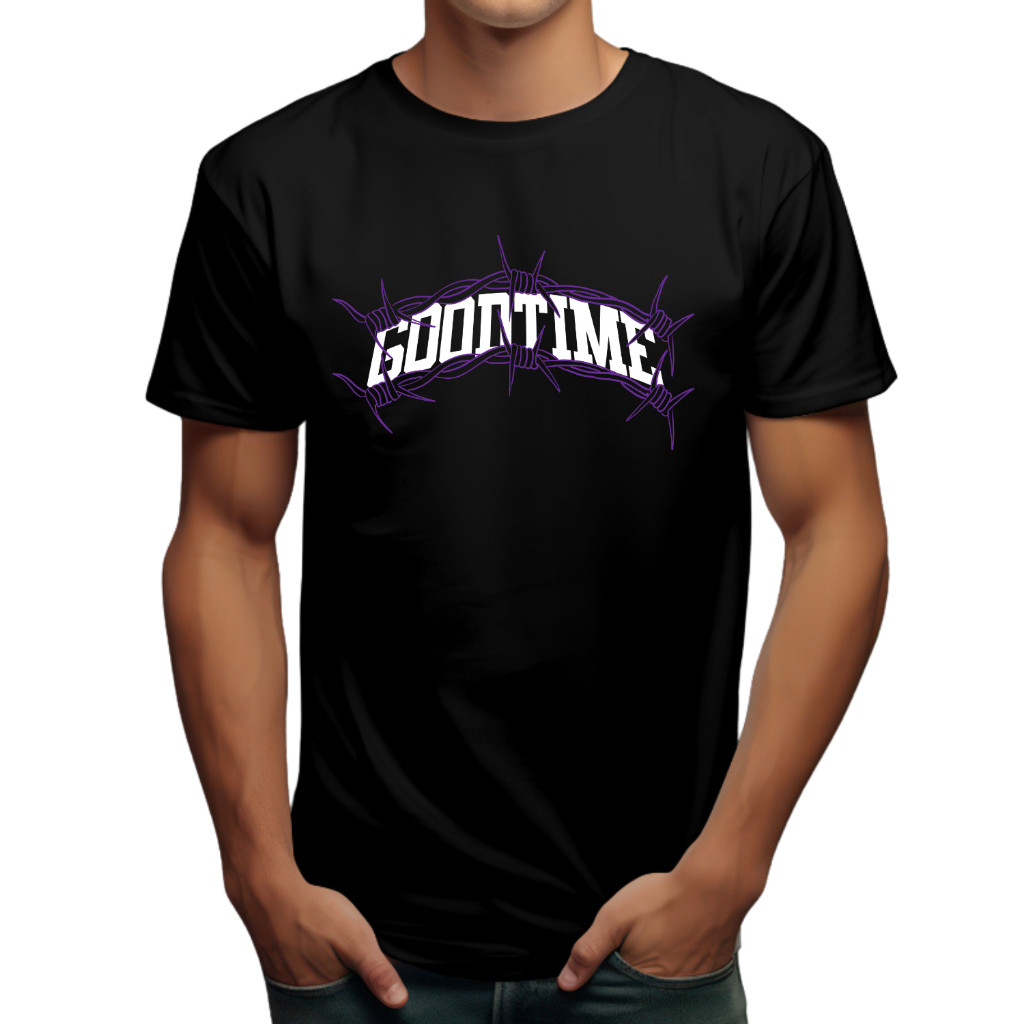 Camiseta Masculina Good Time Camisa de Estilo Streetwear