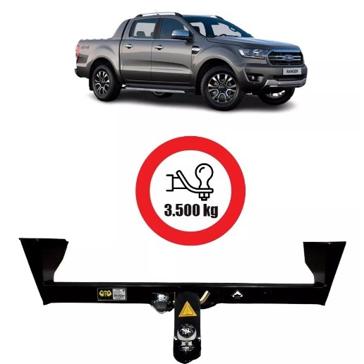 Engate Rem. Ford Ranger 2013 até 2023 até 3500 Kg não fura