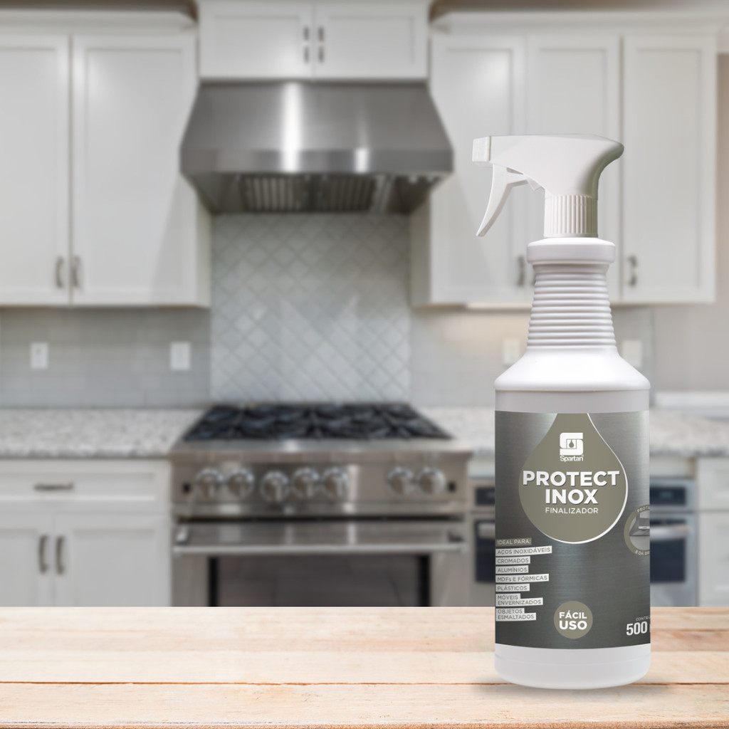 Detalhes do Finalizador Protect Inox 500ml Spartan - Protege e da Brilho
