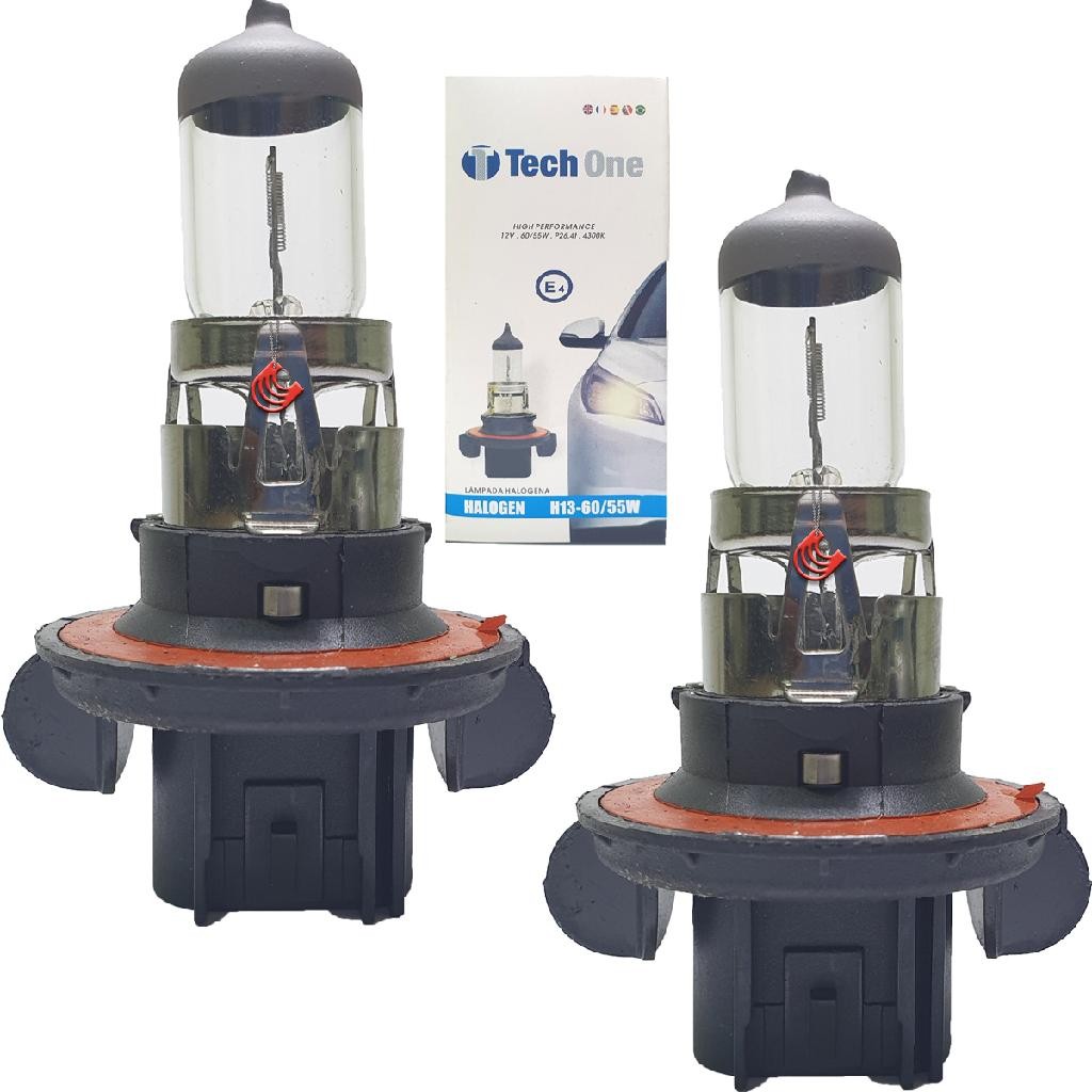 Kit Lampada Automotivo Halogena 12v 4300k Encaixe H13 12v 4300K - Spare Parts and Accessories for Vehicles