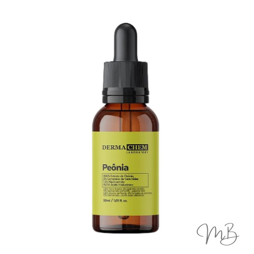 Sérum Peônia Efeito Antioxidante Reduz Poros Hidratante Dermachem