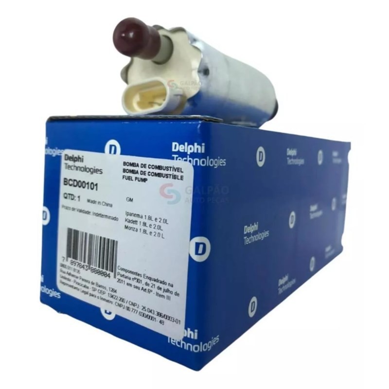 Bomba Combustível Ipanema Kadett Monza 1.8 2.0 8v BCD00101 em Oferta na Shopee