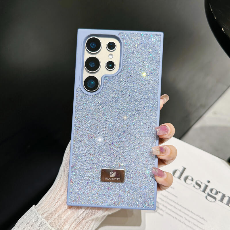 Revestimento De Luxo Bling Glitter Sparkly Diamond Capa De Telefone À Prova De Choque Para Samsung S25 Ultra S25 Plus S2 em Oferta na Shopee
