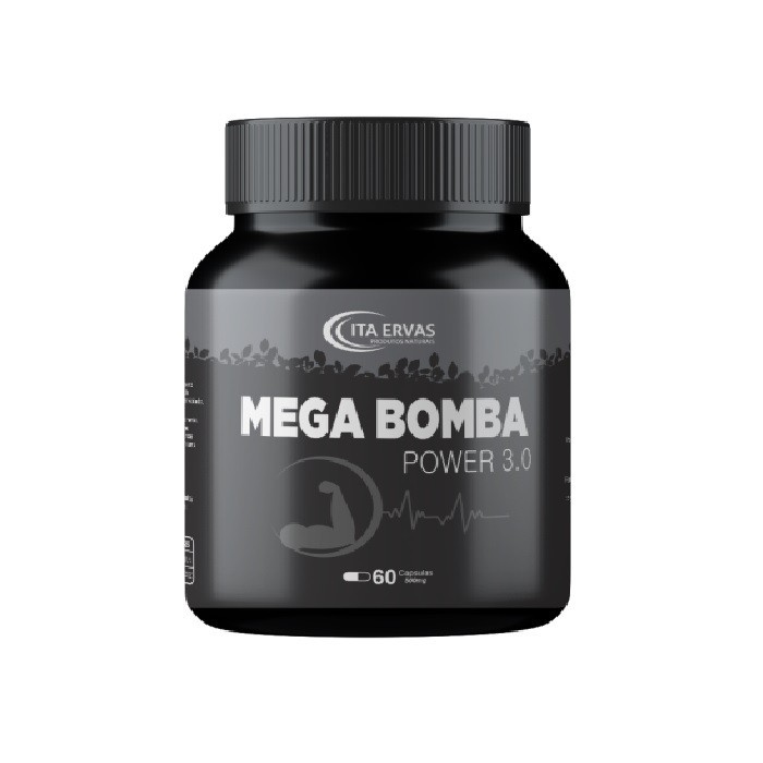 Mega Massa Muscular Power 3.0 Itaervas 60 Cápsulas 500mg