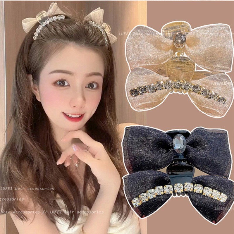 Clip de Agarramento de Arco 2024 Novo Estilo Ladies All-Match Cabeleireiro com Classe