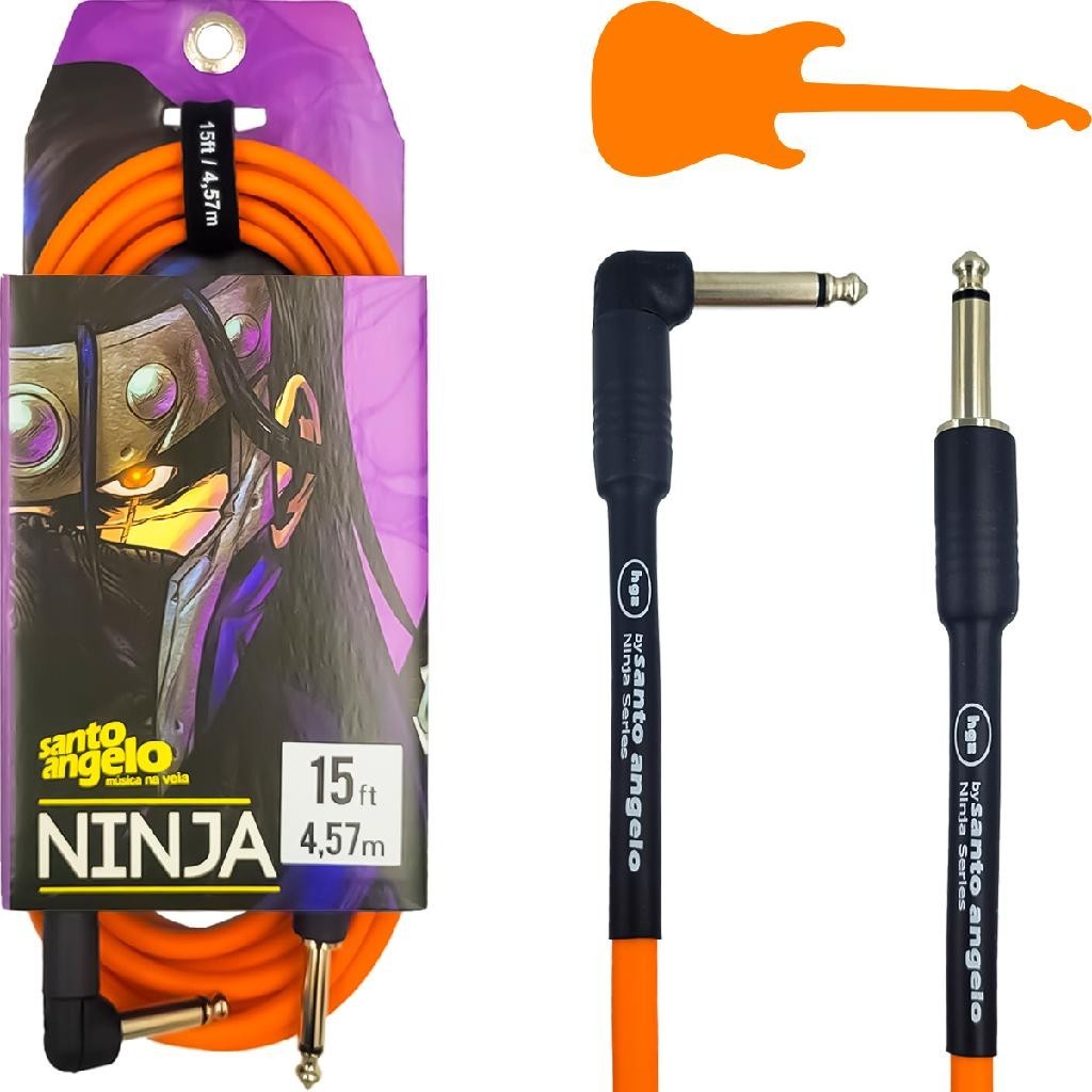 Cabo Santo Angelo Ninja Laranja HGZ 4,57 Metros LR P10 P10 L em Oferta na Shopee