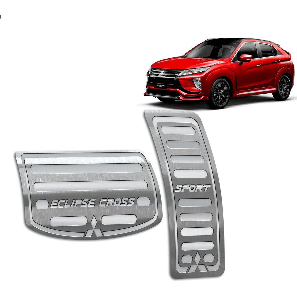 Pedaleira Eclipse Cross Sport 20/.. Automático Aço Inox - Não fura o pedal em Oferta na Shopee