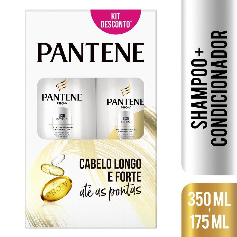 Shampoo Pantene Liso Extremo 350 ml + Condicionador 175 ml - Beauty