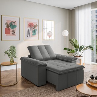 Poltrona Retrátil Palmeira CabeCasa MadeiraOriginals Cinza em Oferta na Shopee