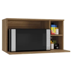 Armário Aéreo Cozinha Botanic 80cm Nogueira Fosco - Kappesberg