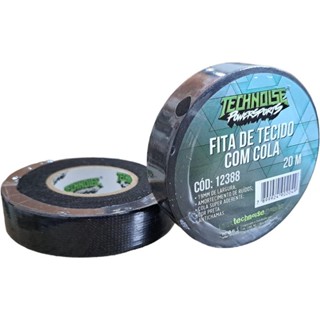Fita de Tecido Nylon Antichamas Technoise Para Chicotes 20m - Com Cola em Oferta na Shopee