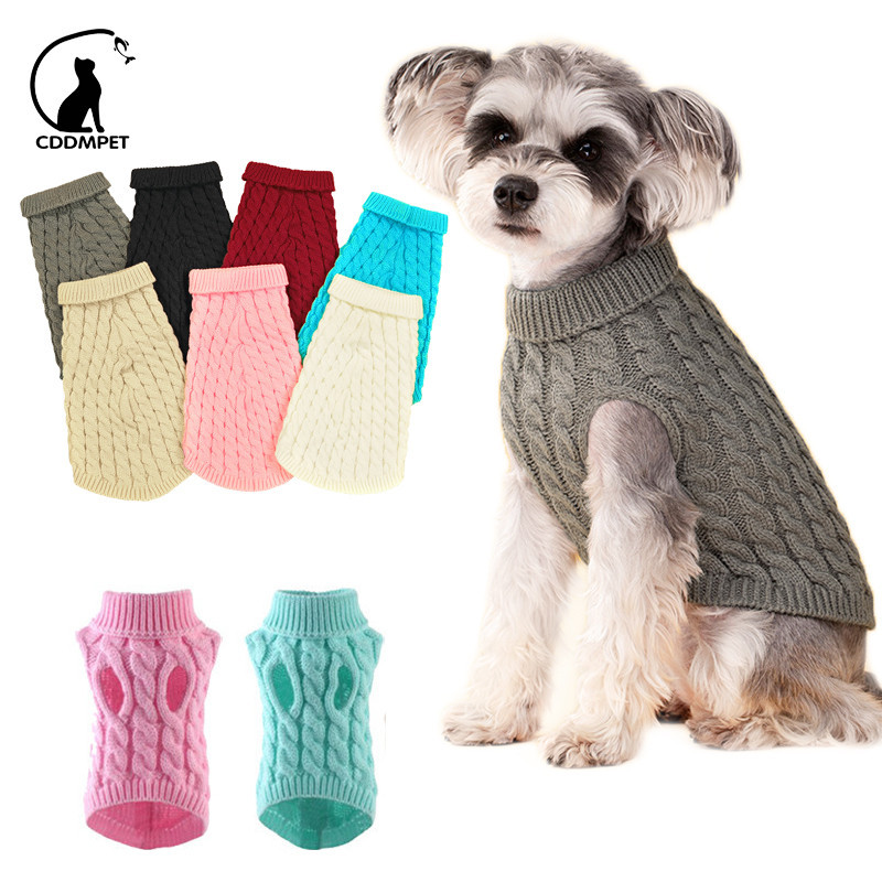 Roupa Cachorro Camisolas Para De Estimação De Inverno Suéter Cães Pequenos E Médios Gatos ...