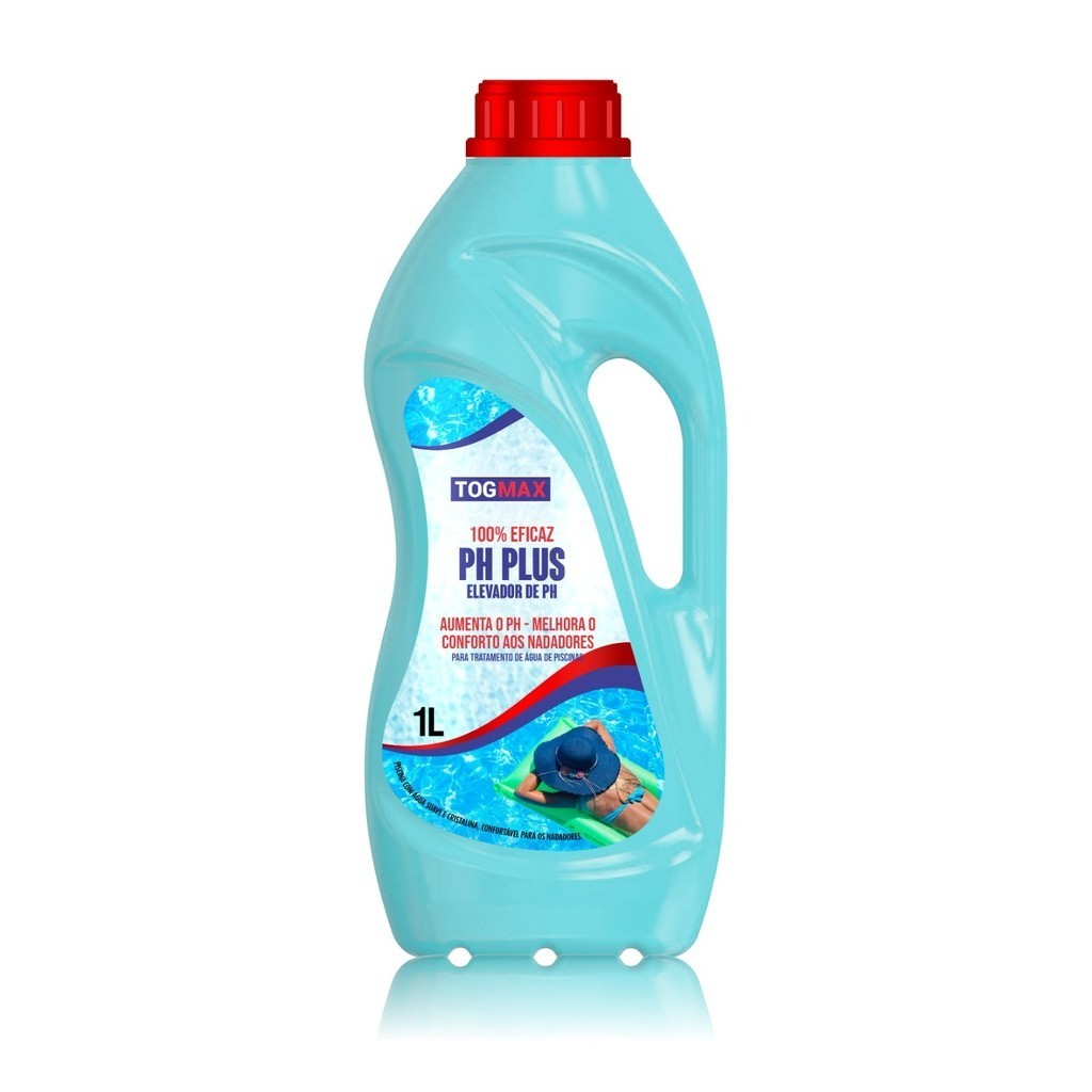 Elevador de Ph Liquido 1Lt Para Piscinas Limpeza Premium TogMax em Oferta na Shopee