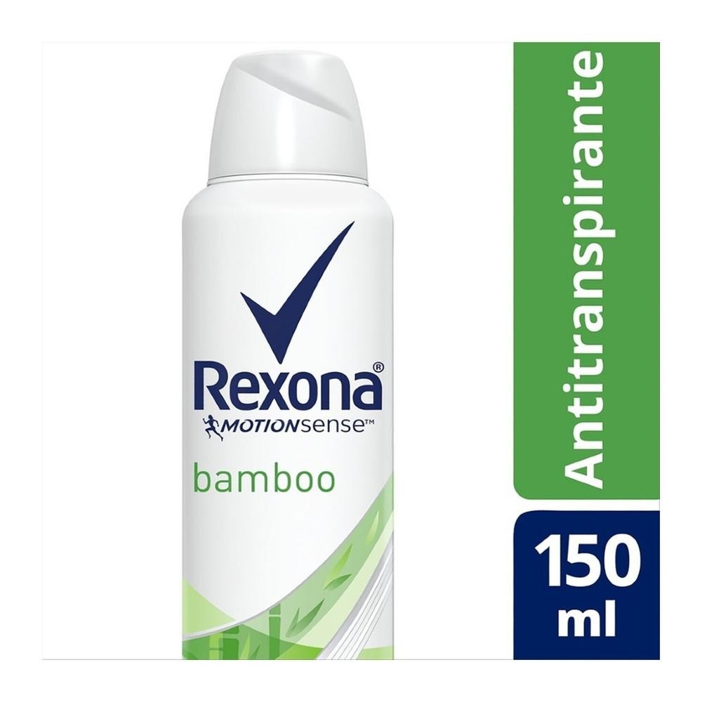 Desodorante Aerosol Rexona Bamboo & Aloe Vera 150ml em Oferta na Shopee