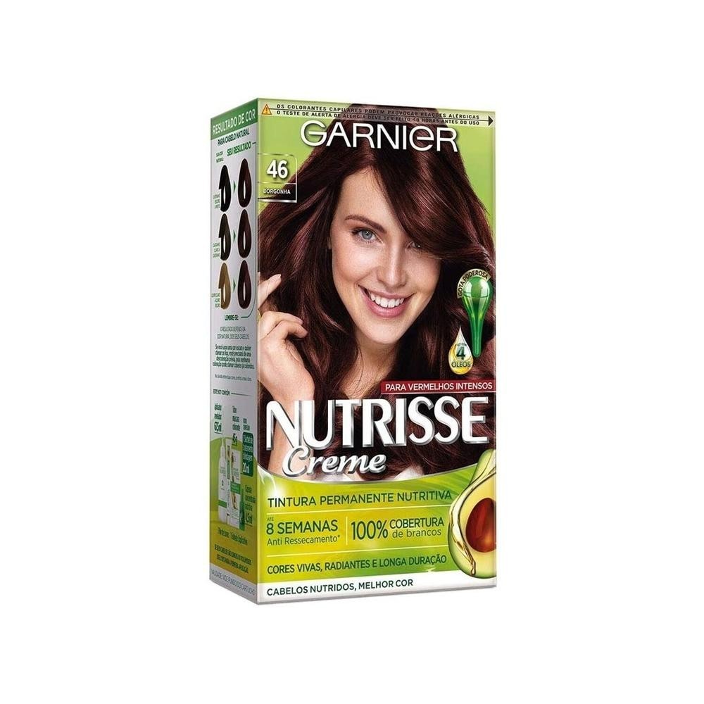 Tintura Creme Garnier Nutrisse 46 Borgonha
