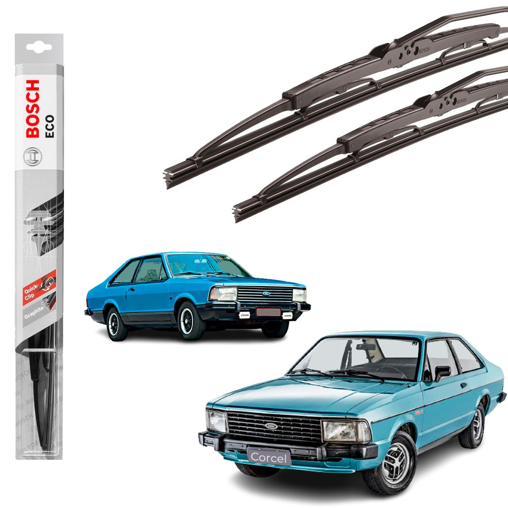 Kit Palheta Dianteira Limpador Parabrisa Corcel 1968 A 1986 Limpador Original Bosch Eco em Oferta na Shopee