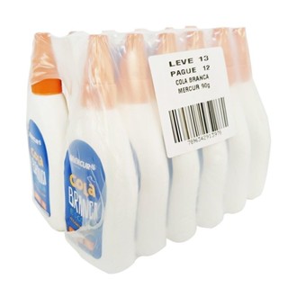 Cola Mercur Branca 90g Oferta Leve 13 Pague 12 em Oferta na Shopee