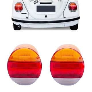 Par Lente Lanterna Traseira Fusca Fafá 1979 1980 1981 1982 1983 1984 1985 1986 Itamar 1993 1994 1995 1996 Âmbar Tricolor em Oferta na Shopee