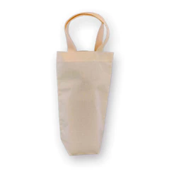 Sacola Algodão Cru para Vinho - 18x33cm - 1 unidade - Rizzo