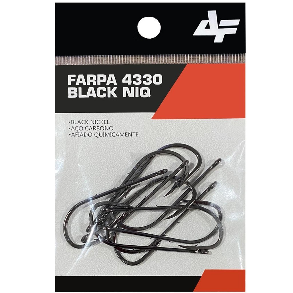 Anzol Farpa Black Niquel BLN 4330 32pcs - Albatroz N 06 em Oferta na Shopee