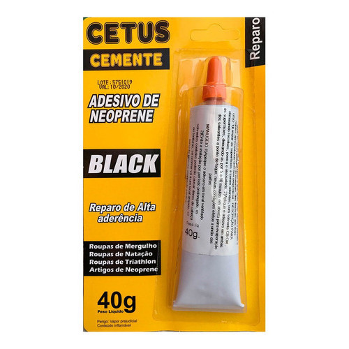 Cola De Neoprene Para Roupa De Borracha Cemente - Cetus