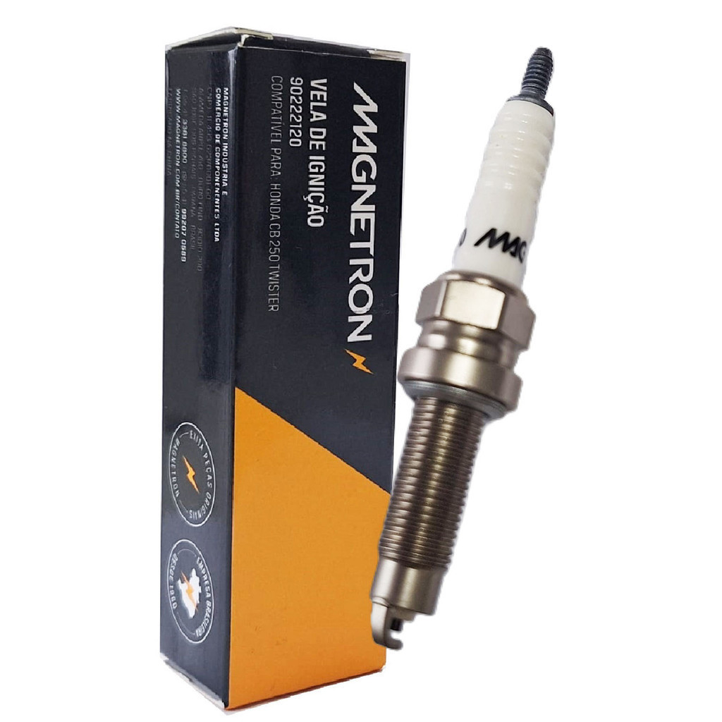 Vela de Ignição Convencional (Fina) Cb 250F Twister / Cb Twister 300f Magnetron em Oferta na Shopee