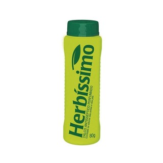 TALCO HERBÍSSIMO PERFUMADO ANTISSÉPTICO em Oferta na Shopee