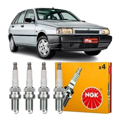 Jogo Vela Ignição Ngk Peugeot 106 Vw Gol Parati Saveiro em Oferta na Shopee