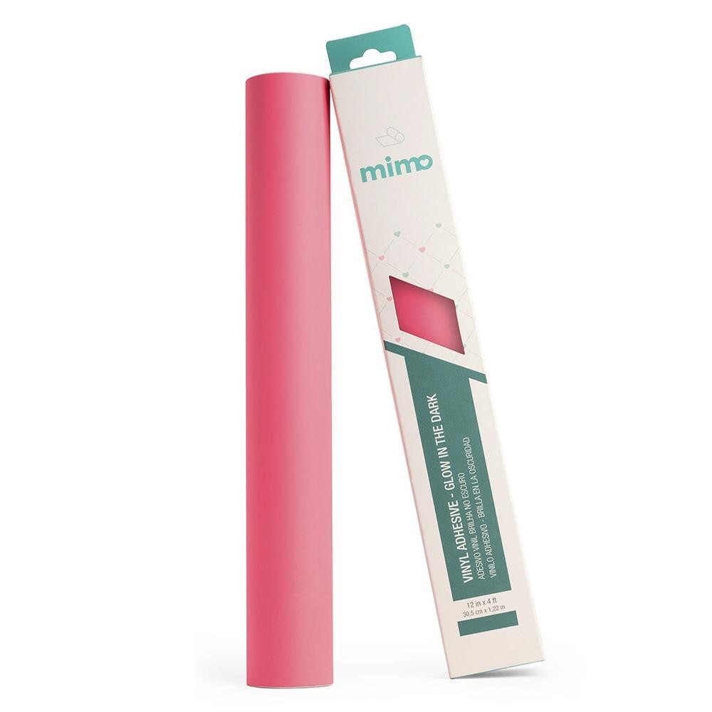 Adesivo Vinil Brilha no Escuro - Rosa Chiclete - Mimo - 30,5 x 61 cm - 1 Unid em Oferta na Shopee