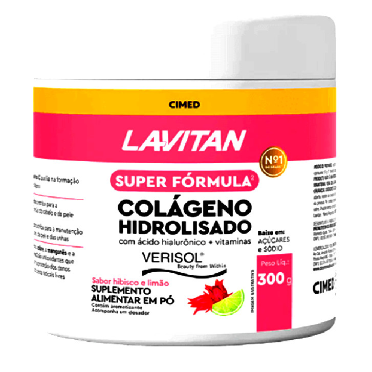 Lavitan Colageno Hidr. 300g Hibisco e Limão