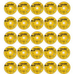 25 Un - Disco De Corte 4 1/2 (115,0 X 1,0x 22,23) Dcv Vonder