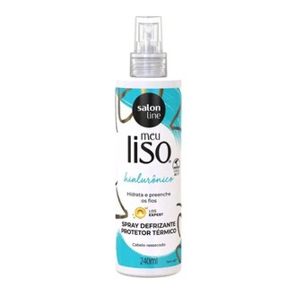 DEFRIZANTE PROTETOR TÉRMICO SALON LINE MEU LISO HIALURÔNICO 240ML