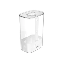 Organizador de Temperos 2,3L Clear Fresh Com Tampa Cozinha Geladeira OU