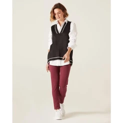 Calça Legging Básica Feminina Moletom Stretch Flanelado