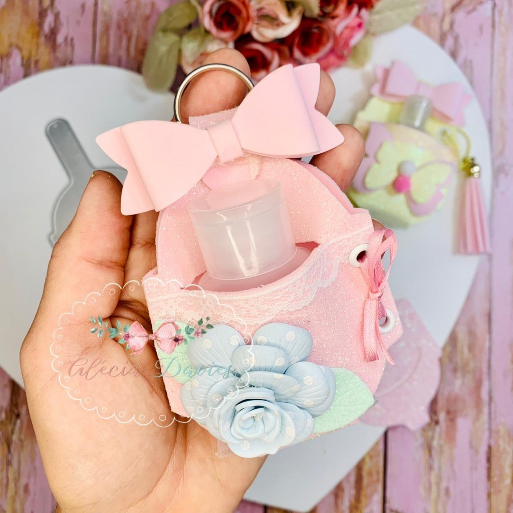 CHAVEIRO PARA ÁLCOOL EM GEL OU CREME