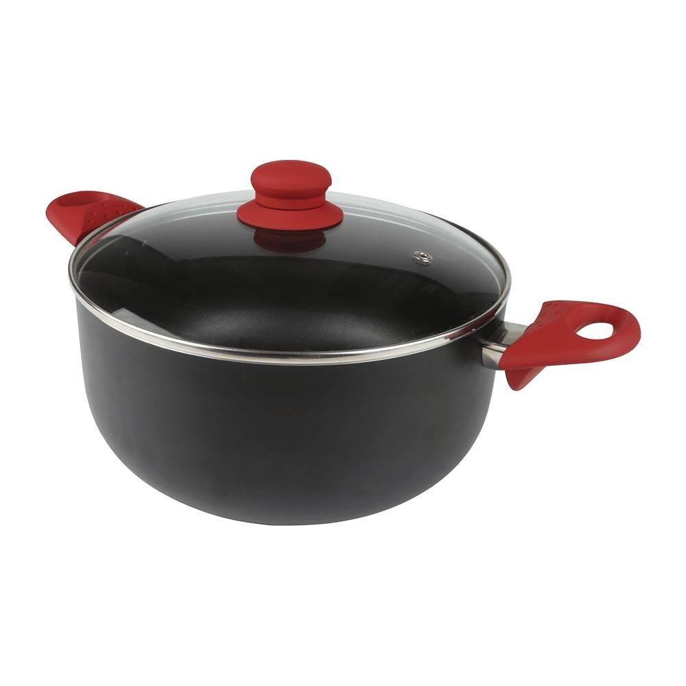 Caçarola Mor Aroma 24cm, 4,4 Litros, Alumínio, Preto - 30050012 em Oferta na Shopee