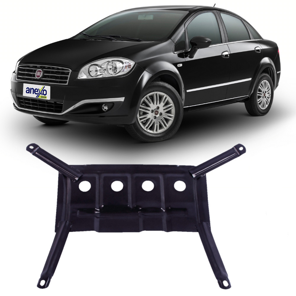 Protetor de Cárter Fiat Linea 2009 a 2014 Atos AT-1050 Peito de Aço 1mm