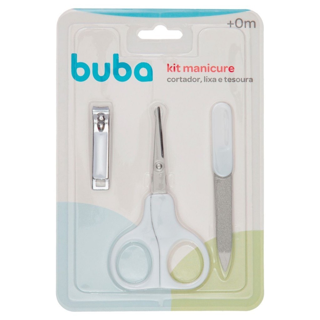 Kit De Manicure Branco Para Bebês - 13612 - Buba - Mom & Baby