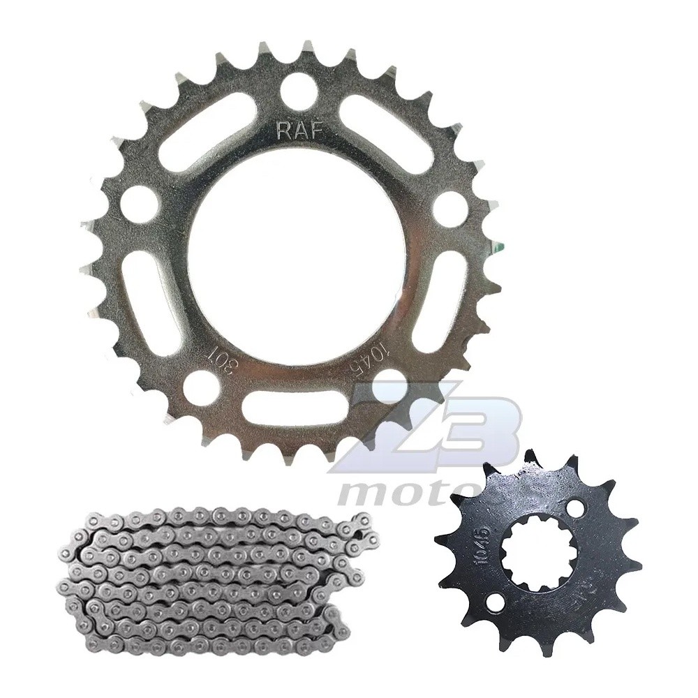 Kit Relacao Cbx 250 Twister Coroa 30 Pinhao 16 Corrente Fina