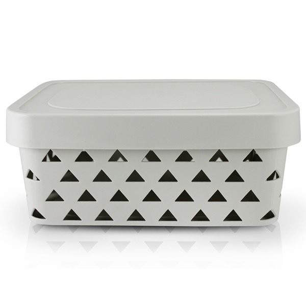 Cesto Organizador c/ Tampa (M) - Jacki Design em Oferta na Shopee