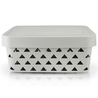 Cesto Organizador c/ Tampa (M) - Jacki Design em Oferta na Shopee