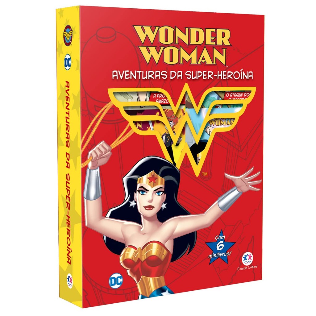Box com 6 Minilivros | Mulher Maravilha