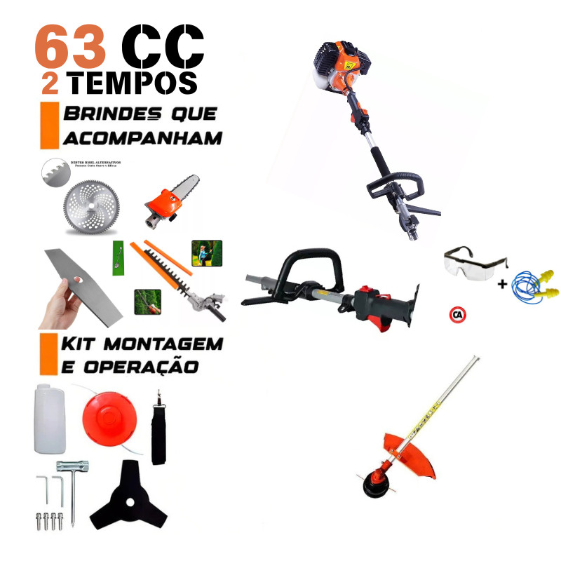 Roçadeira Multifuncional Nakasaki 7 em 1