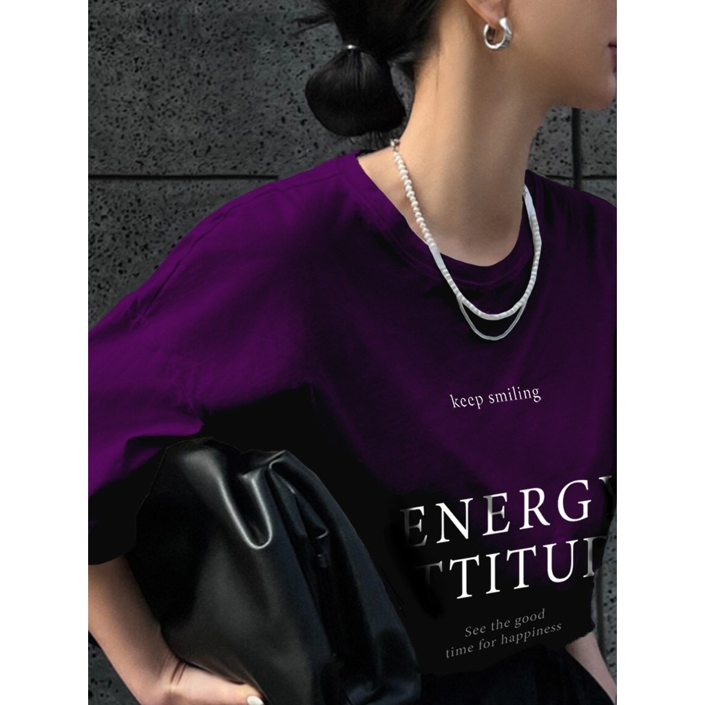 Camiseta Oversized Feminina Streetwear Blusa Personalizada Casual T Shirt Camisa Larga Estampada
