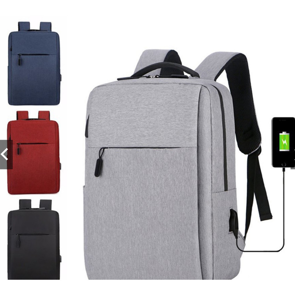 Mochila Masculino Feminino Para Notebook Moda 18l 15.6 Polegadas Fone de ouvido e USB Executiva Moderna