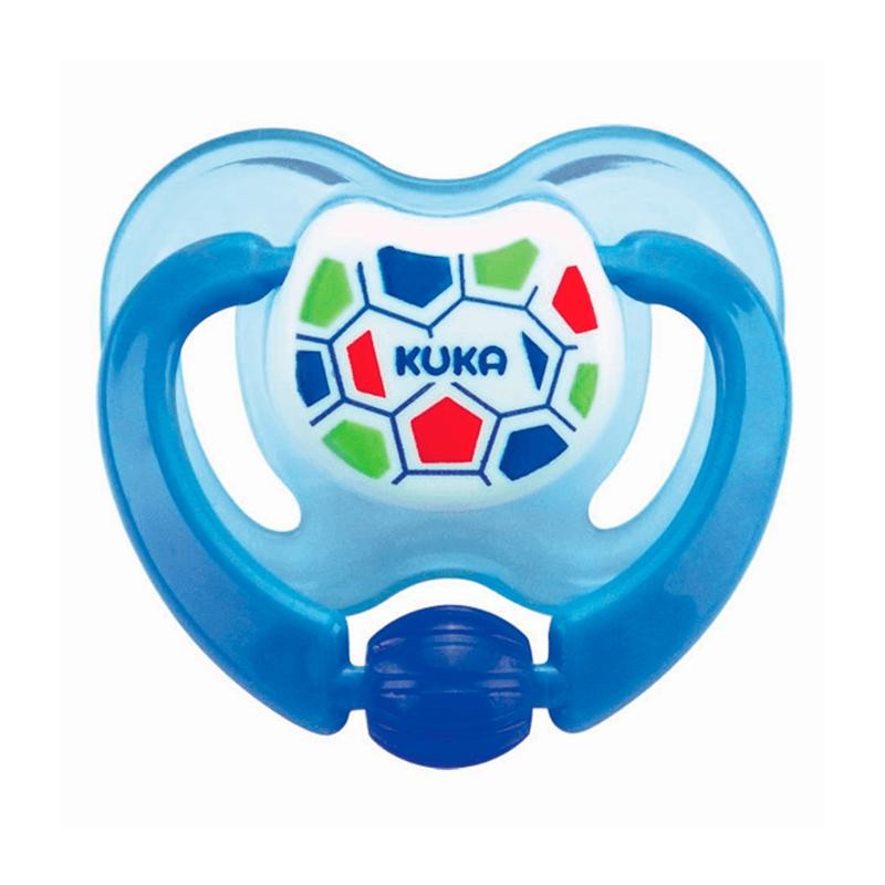 Chupeta Ortodôntica Kuka Lovely Nº2 Cor Azul 1 Unidade em Oferta na Shopee