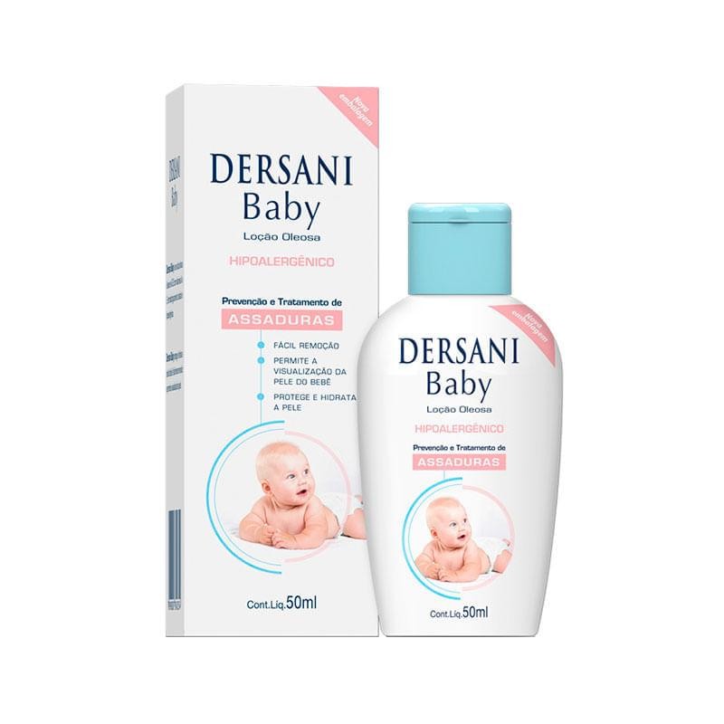 Loção Oleosa Dersani Baby 50ml em Oferta na Shopee
