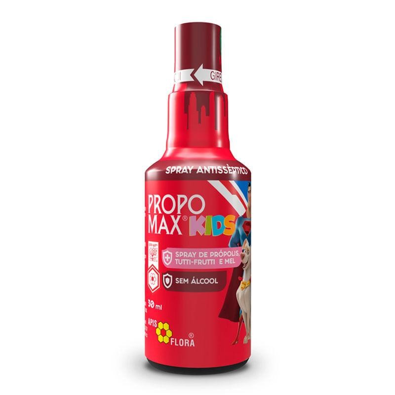 Propomax Kids Spray Antisséptico Sabor Tutti-frutti e Mel Sem Álcool 30ml em Oferta na Shopee